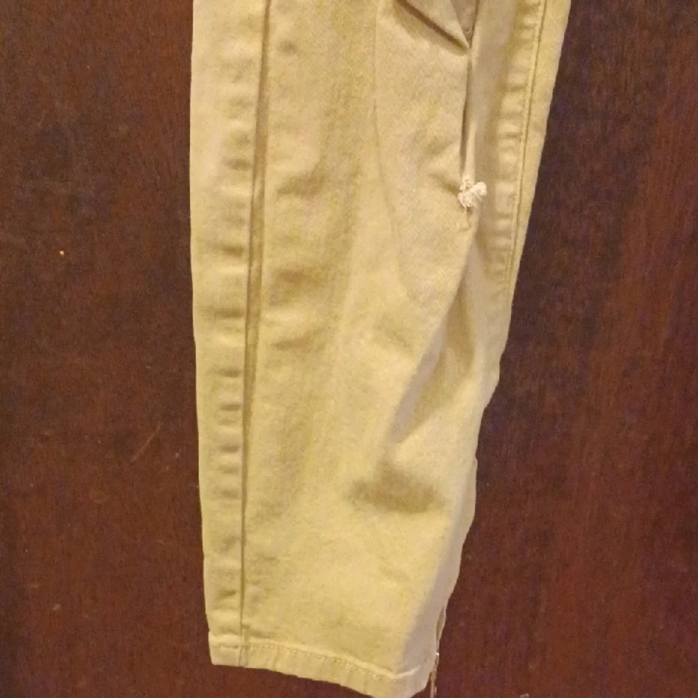 Fashion Nova Men Khaki Distressed Skinny Jeans Size 34